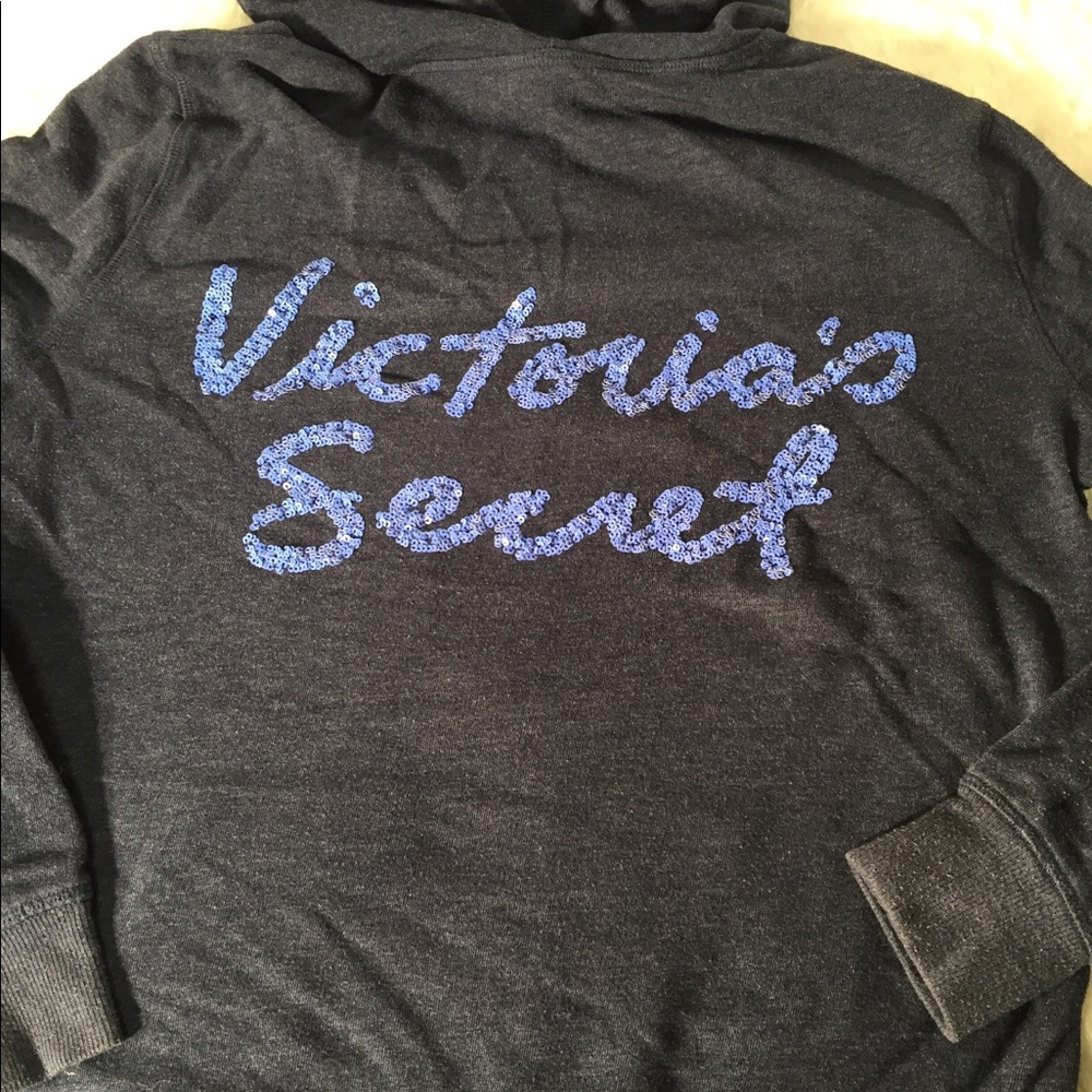 Victoria Secret Blue Sequin Blue jacket x Small